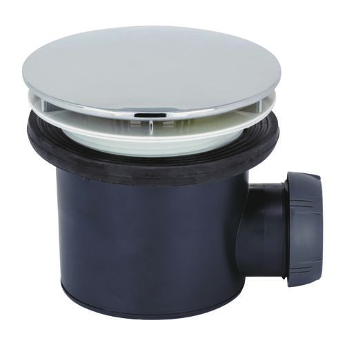 Bonde de douche horizontale universelle grand débit ø90 